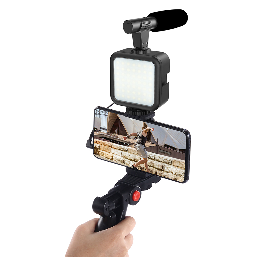 Stand Lighting Photography - Smartphone Vlogging Kit Video Recording Equipment