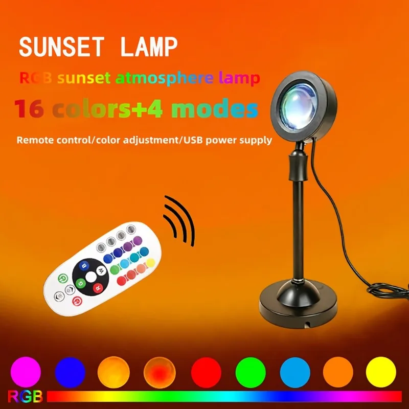 Photography Lighting Wall - USB Sunset Light LED Rainbow Neon