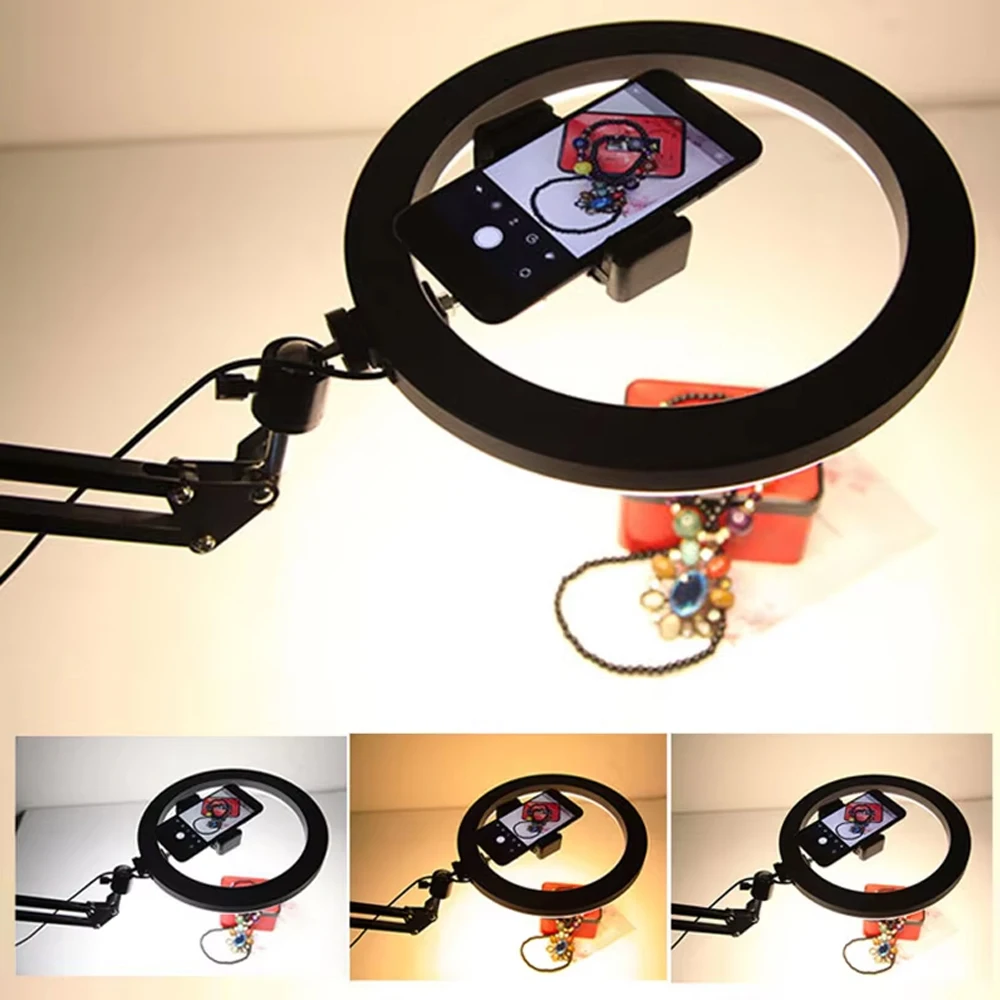 Photography Lighting Spotlight - Nice Overhead Tripod With Ring Light