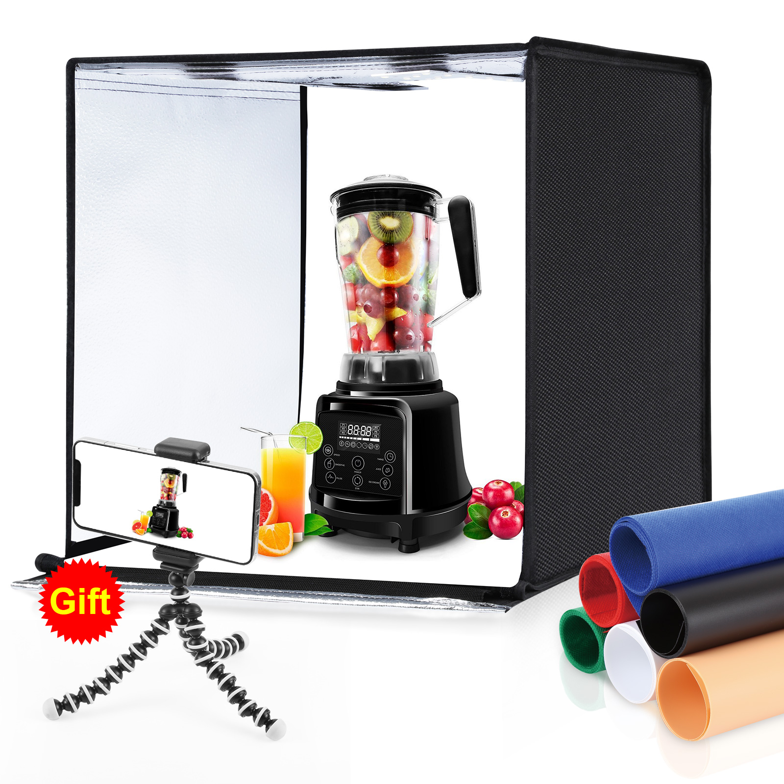 Photography Lighting For Products - PULUZ 60cm Photo Studio Light Box