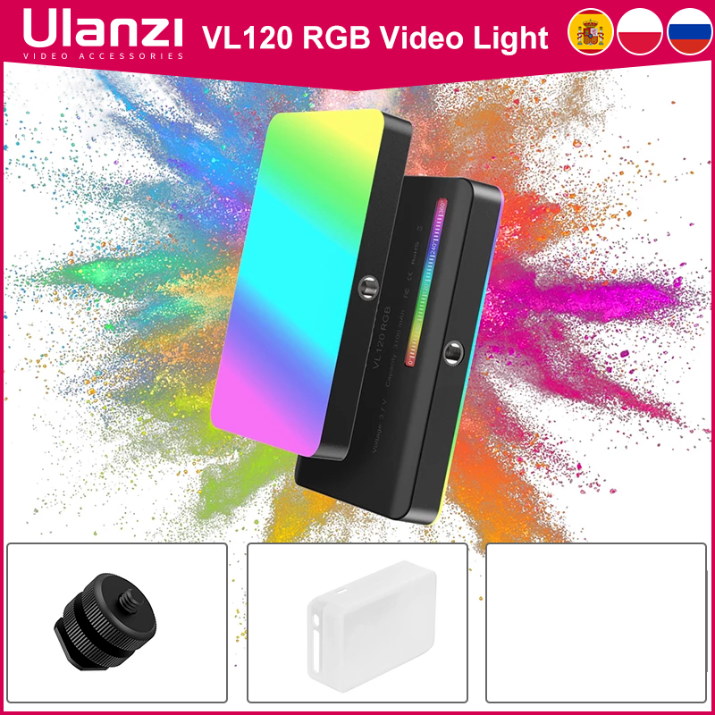 Torjim Rgb Photography Video Lighting - Ulanzi VL120 RGB Camera Video Light