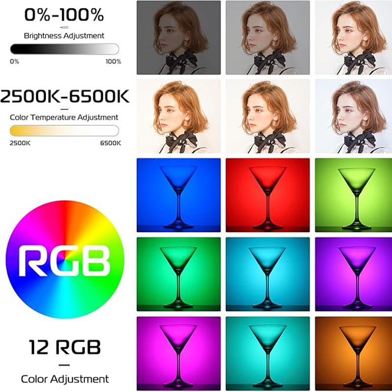 ​Ulanzi VL66RGB Bi-color RGB F - đánh giá và giá Torjim Rgb Photography Video Lighting