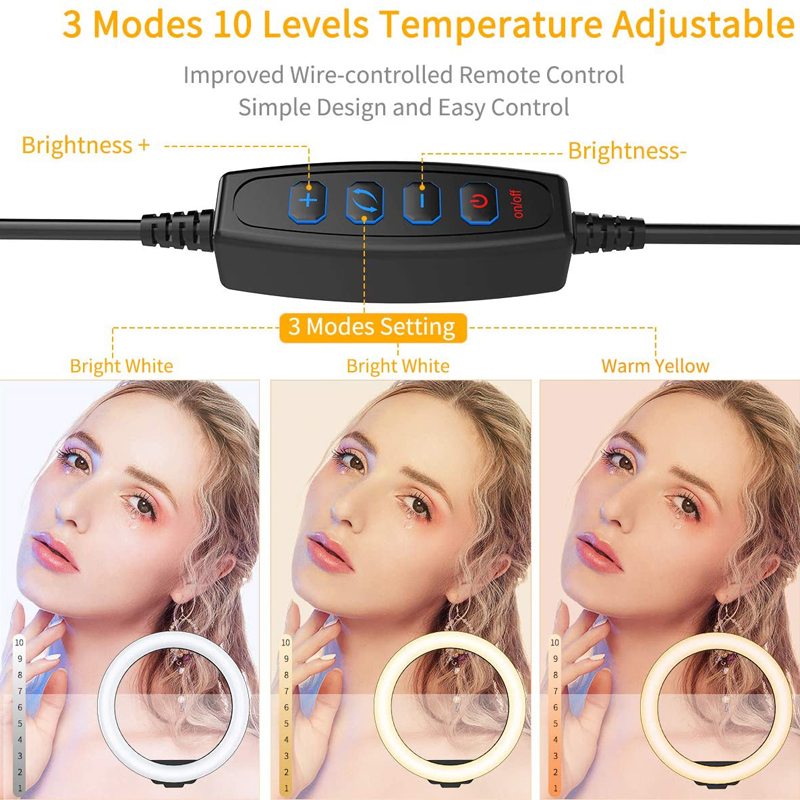 12 inch LED Ring light Photogr - đánh giá và giá Torjim Rgb Photography Video Lighting