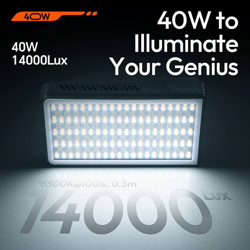 Ulanzi P40 Bi/ RGB 40W Portabl - đánh giá và giá Torjim Rgb Photography Video Lighting