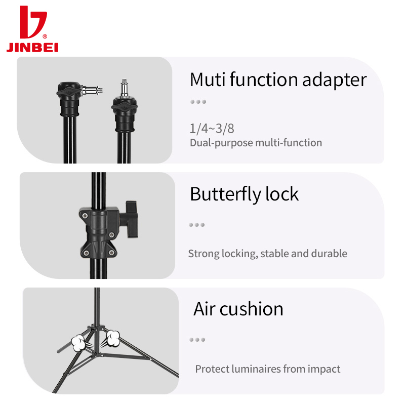 JINBEI MZ-2400FP  Air Cushion  - đánh giá và giá Stand Lighting Photography