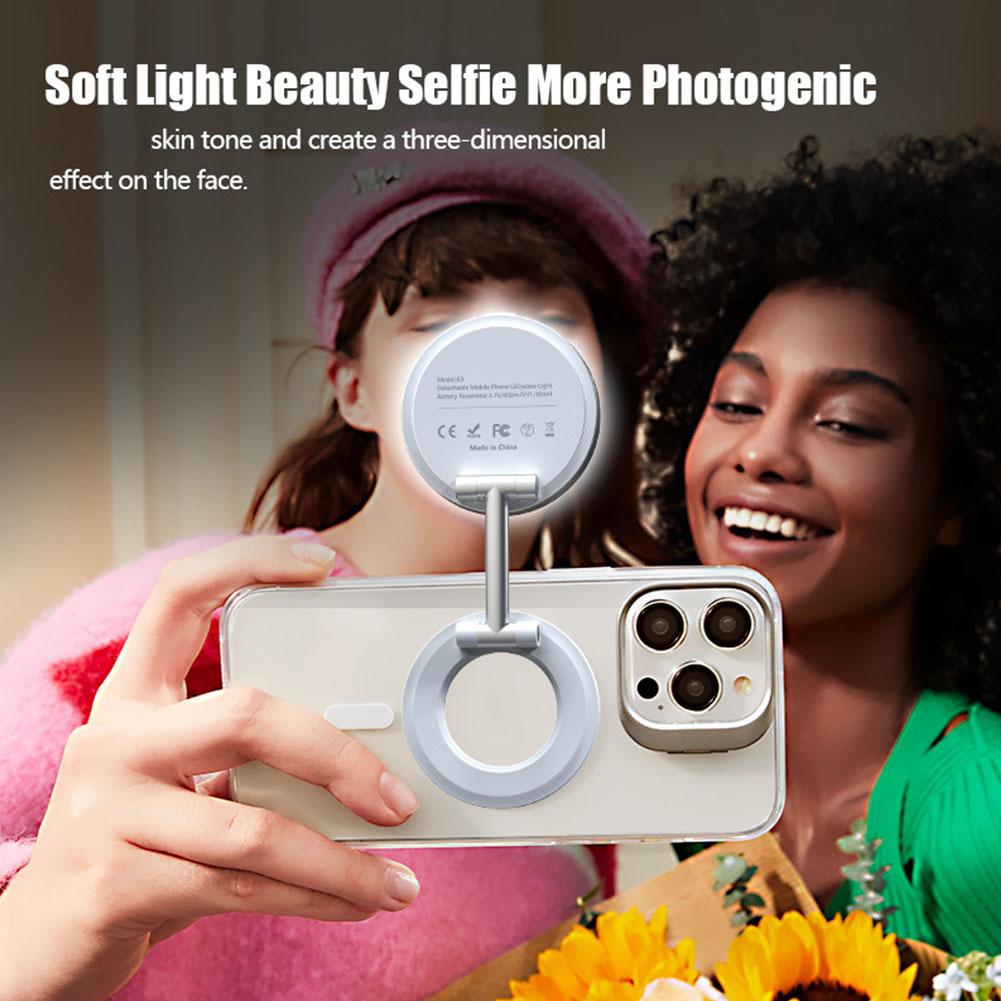 2in1 Foldable Magnetic Phone H - đánh giá và giá Photography Lighting Spotlight