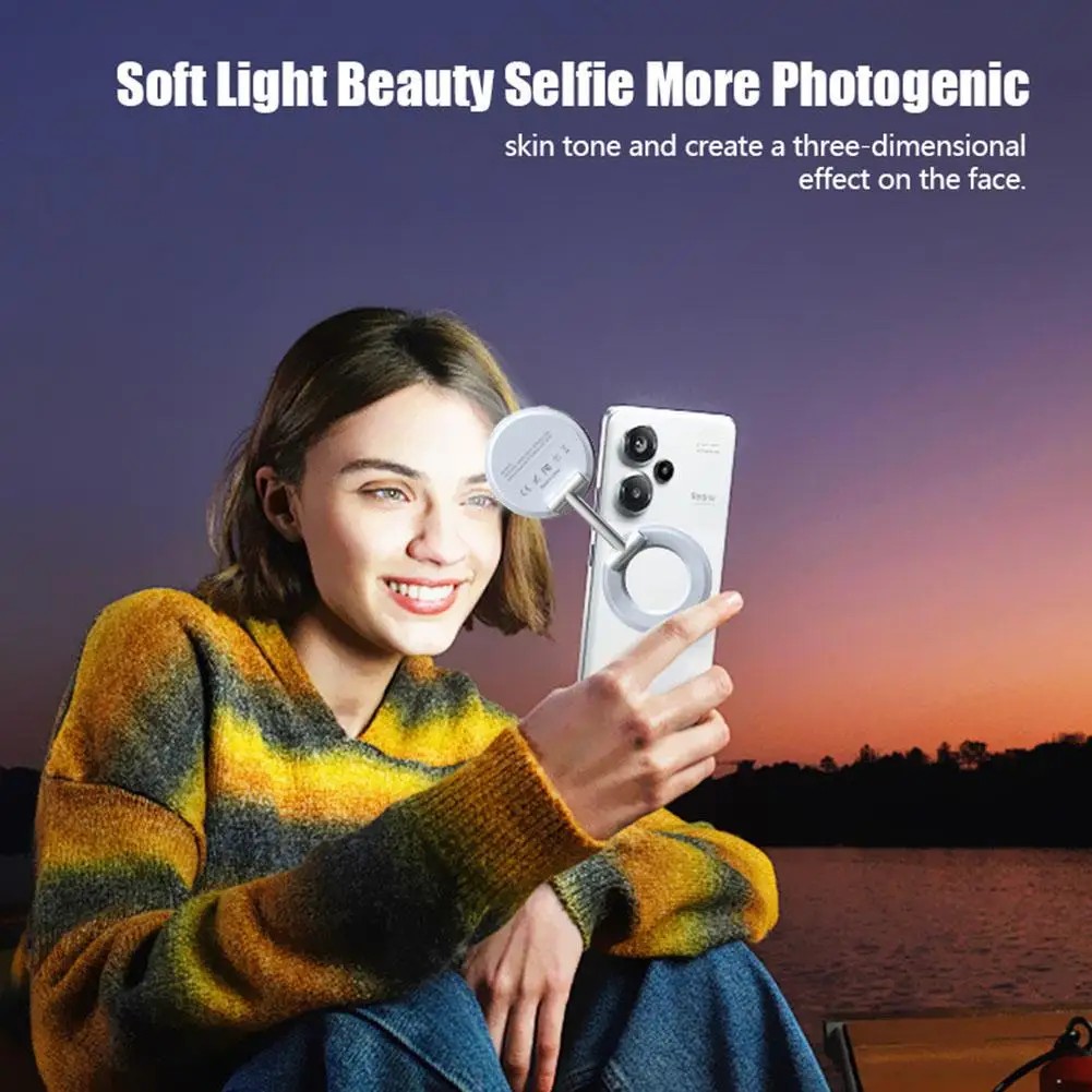 2in1 Foldable Magnetic Phone H - đánh giá và giá Photography Lighting Spotlight