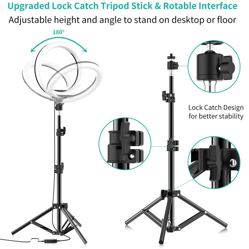 Phone Live Ring Light 10 Inch  - đánh giá và giá Stand Lighting Photography