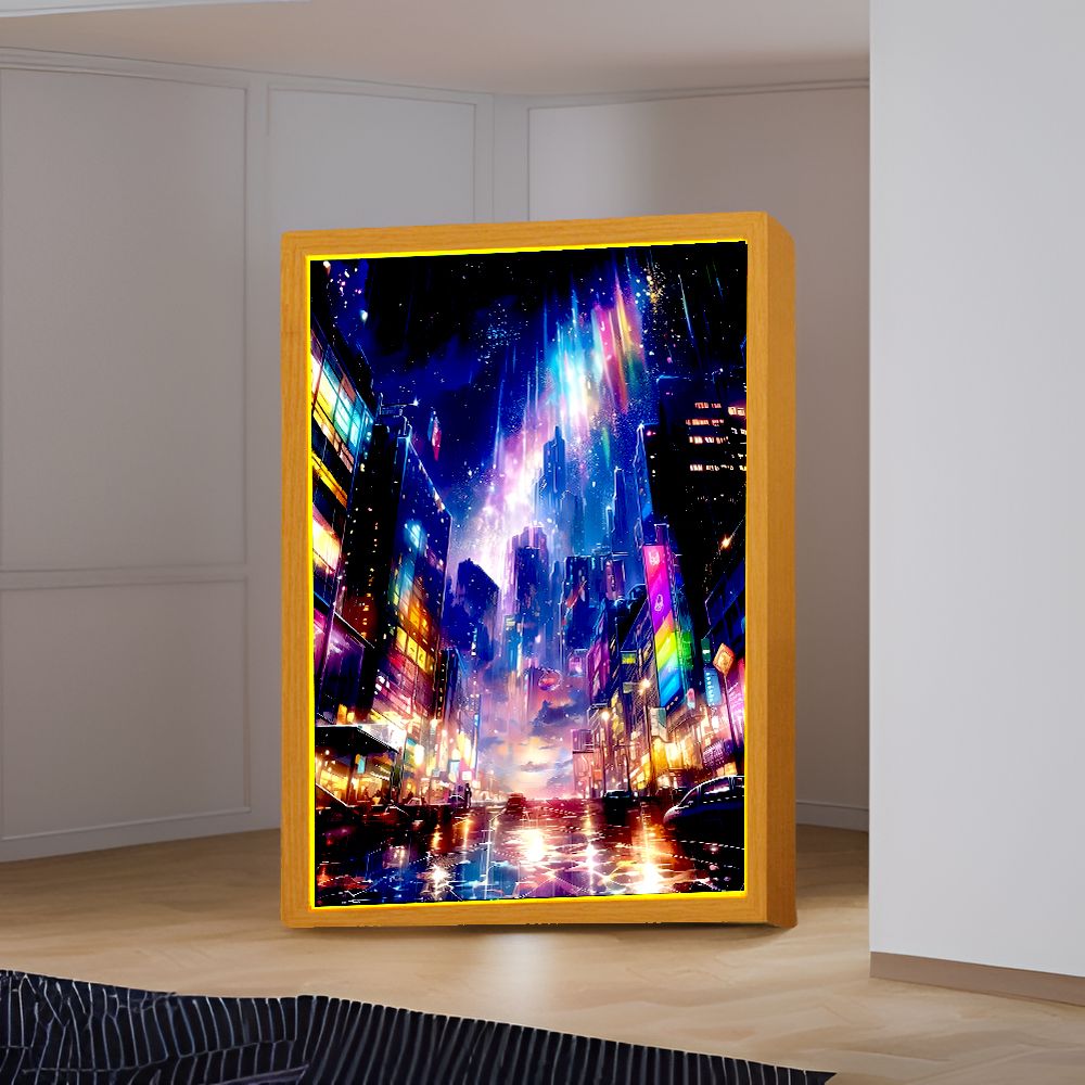 Beautiful City Light Painting  - đánh giá và giá Photography Lighting Wall