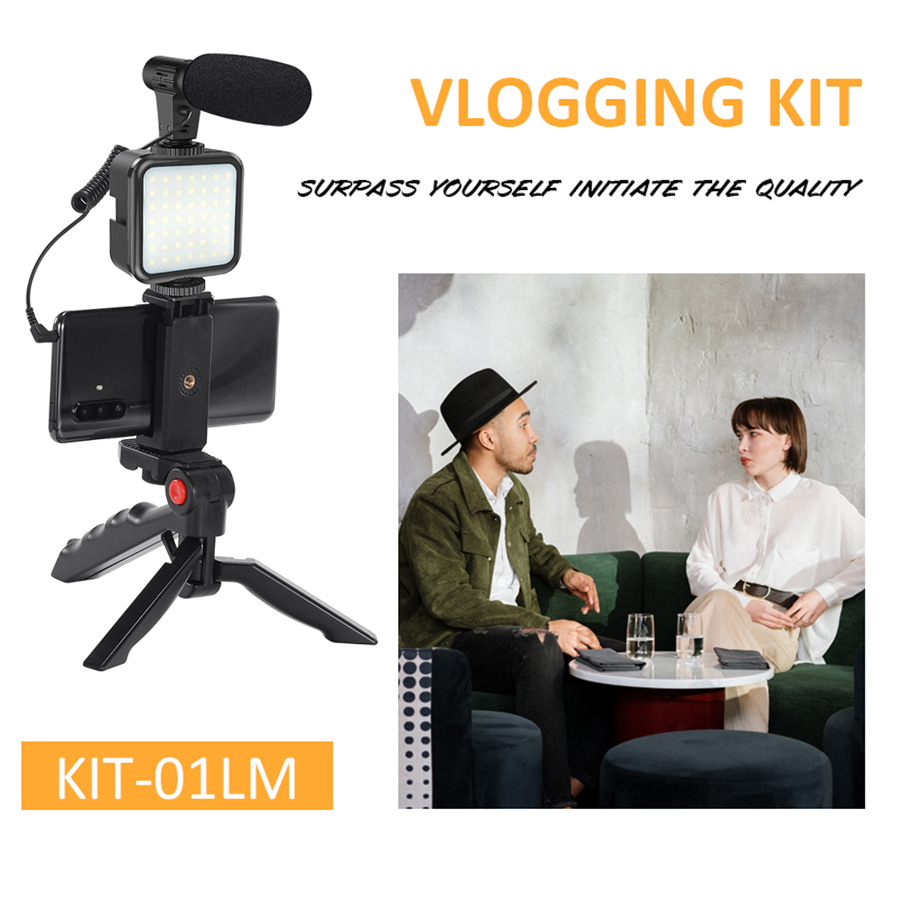 Smartphone Vlogging Kit Video  - đánh giá và giá Stand Lighting Photography