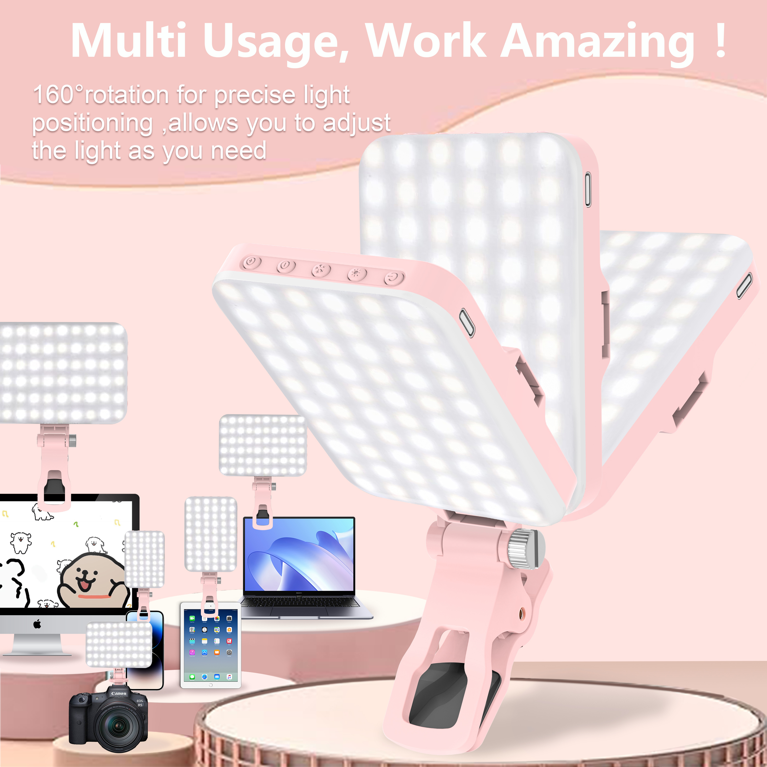 LED Selfie Light 60 High Power - đánh giá và giá Photography Lighting Spotlight