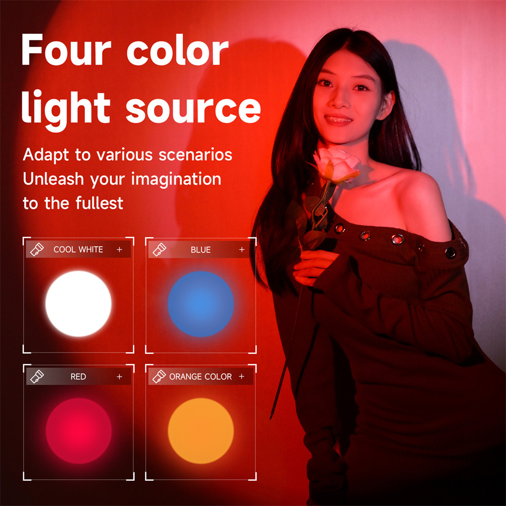 NEW Photography Flashlight 4-C - đánh giá và giá Torjim Rgb Photography Video Lighting