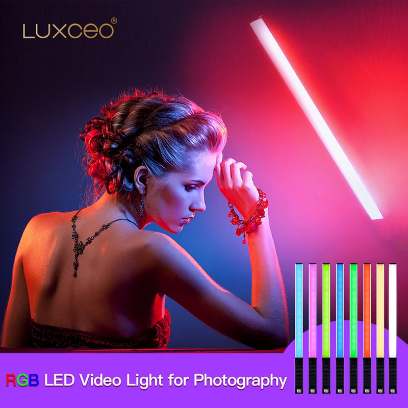 LUXCEO Q508A Handheld RGB Vide - đánh giá và giá Torjim Rgb Photography Video Lighting