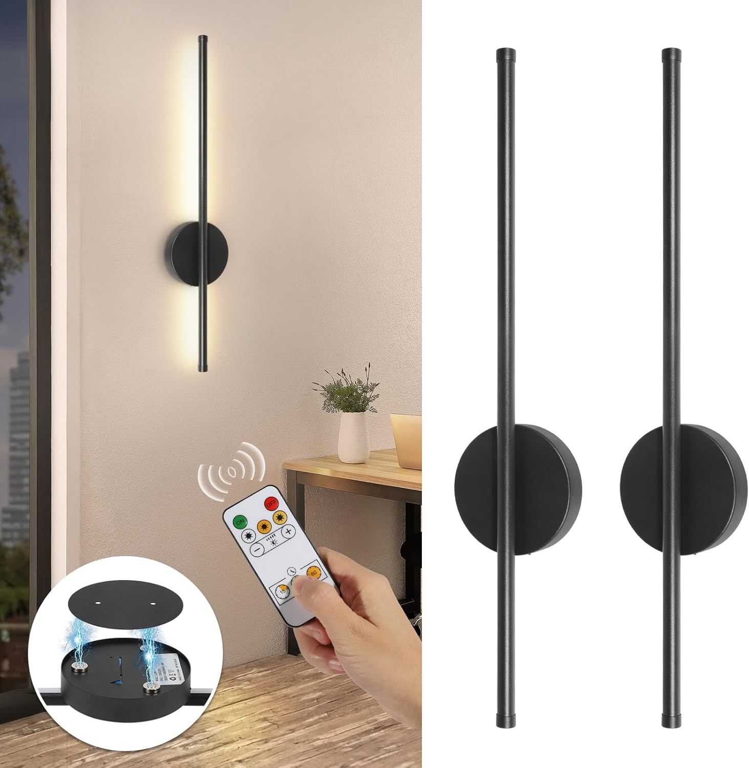 Wall Sconces Battery Operated  - đánh giá và giá Photography Lighting Wall