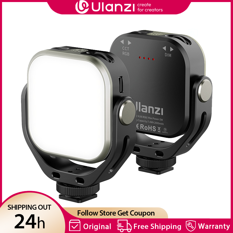 Ulanzi VL66 RGB Video Light 25 - đánh giá và giá Torjim Rgb Photography Video Lighting