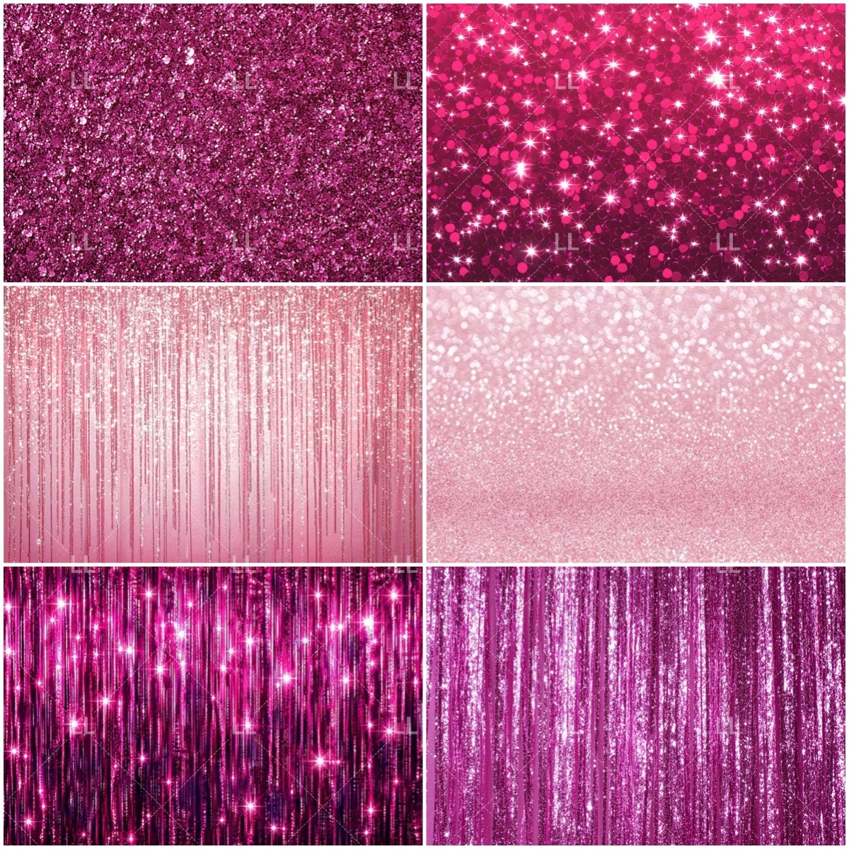 Pink Shimmer Wall Glitters Seq - đánh giá và giá Photography Lighting Wall