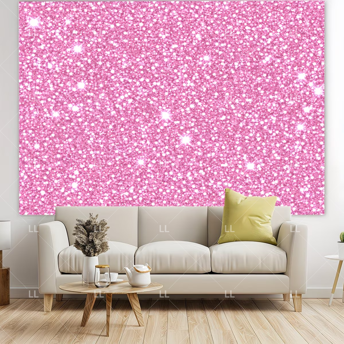 Pink Shimmer Wall Glitters Seq - đánh giá và giá Photography Lighting Wall