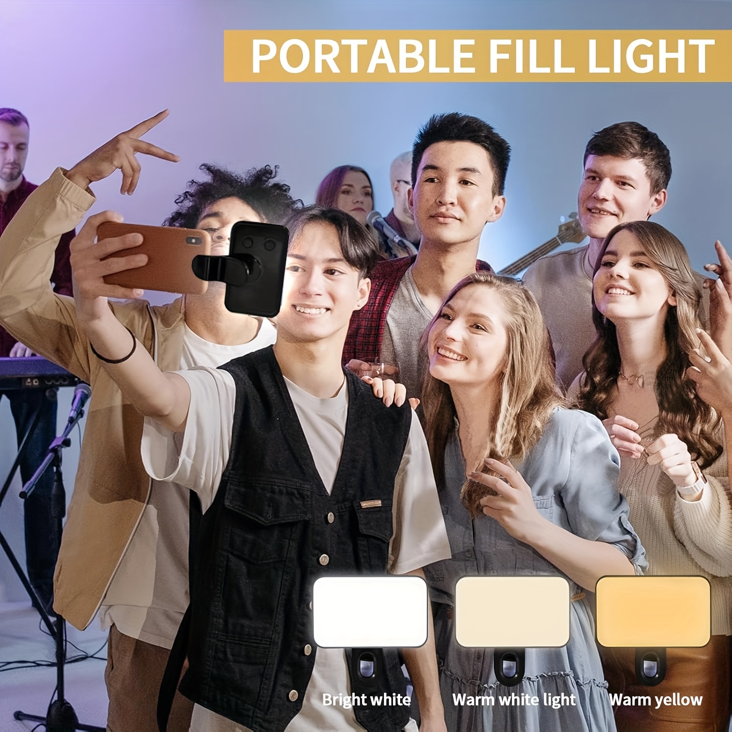 Clip-On Mobile Phone Fill Ligh - đánh giá và giá Photography Lighting Options
