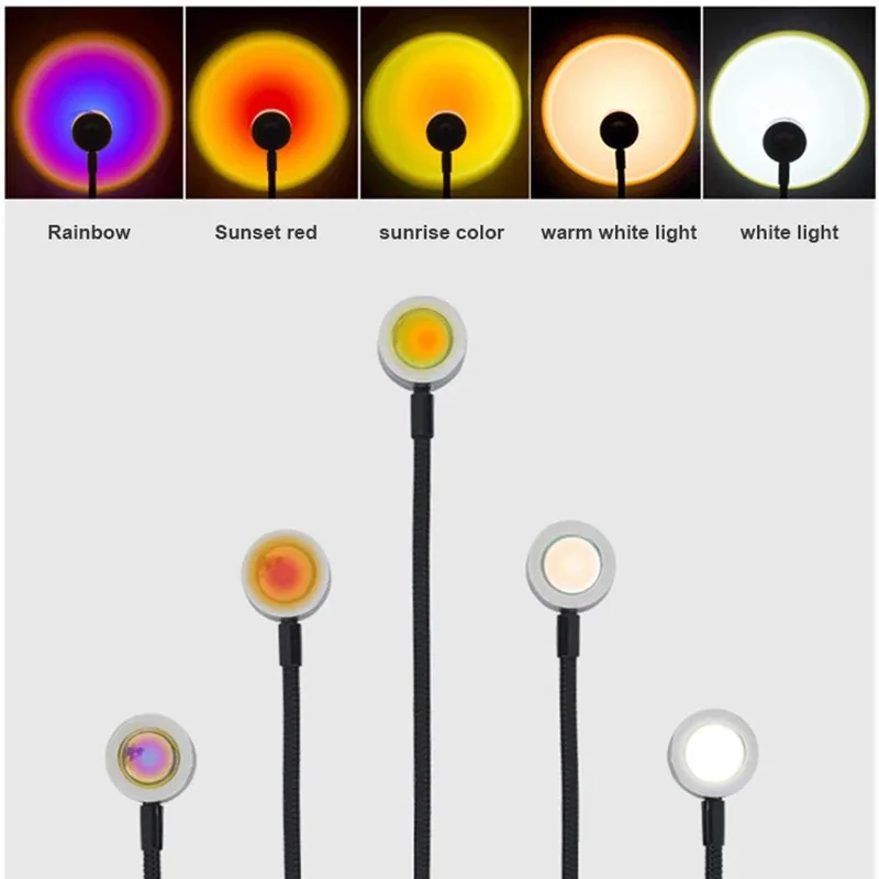 Projection Lamp USB Sunset Rai - đánh giá và giá Photography Lighting Wall