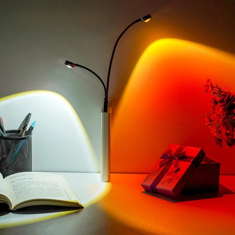 Projection Lamp USB Sunset Rai - đánh giá và giá Photography Lighting Wall