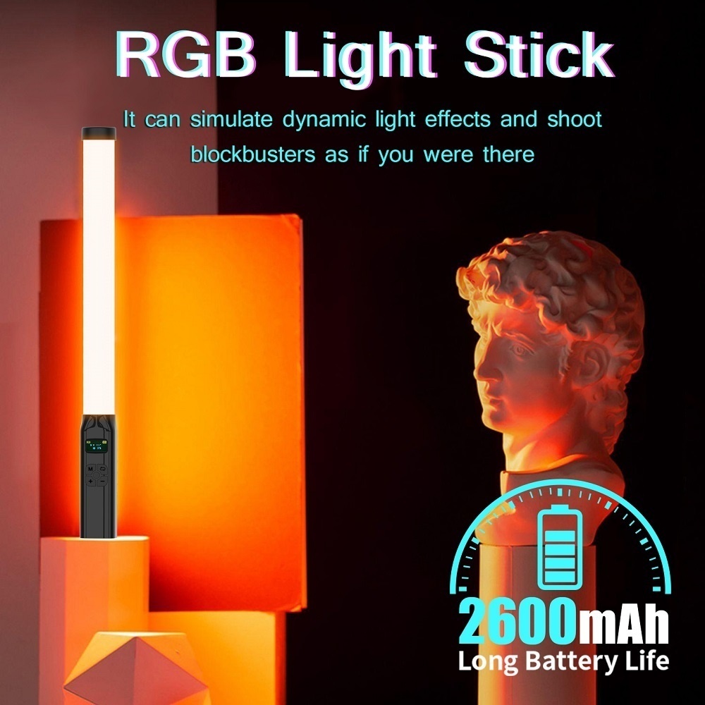 50CM RGB Stick Light Wand Ligh - đánh giá và giá Torjim Rgb Photography Video Lighting