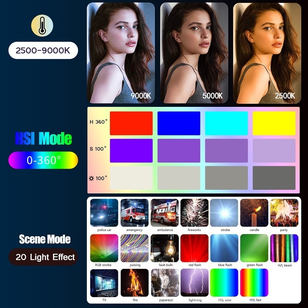 50CM RGB Stick Light Wand Ligh - đánh giá và giá Torjim Rgb Photography Video Lighting