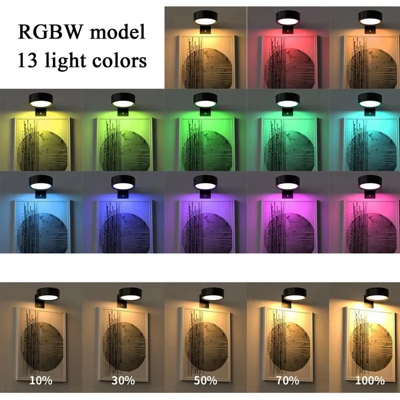Magnetic LED Wall Light Night  - đánh giá và giá Photography Lighting Wall