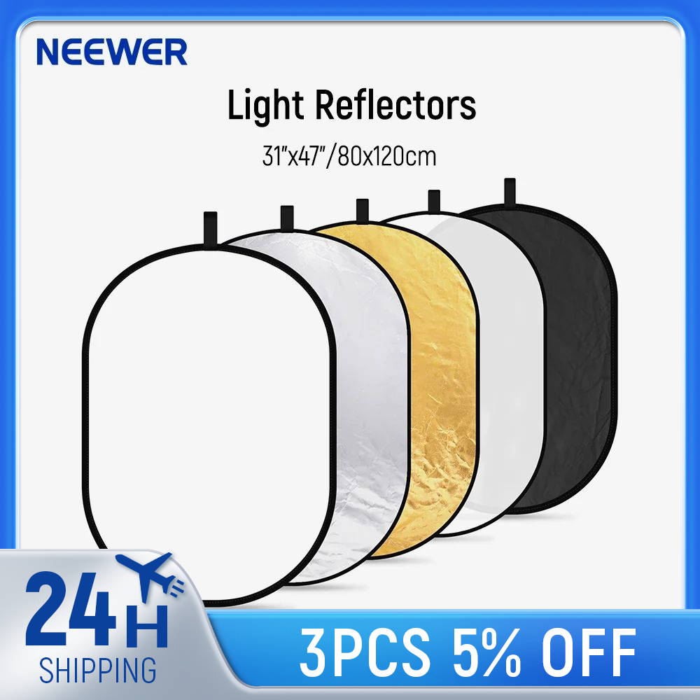 Neewer 5-in-1 Oval Professiona - đánh giá và giá Reflector Disc Silver