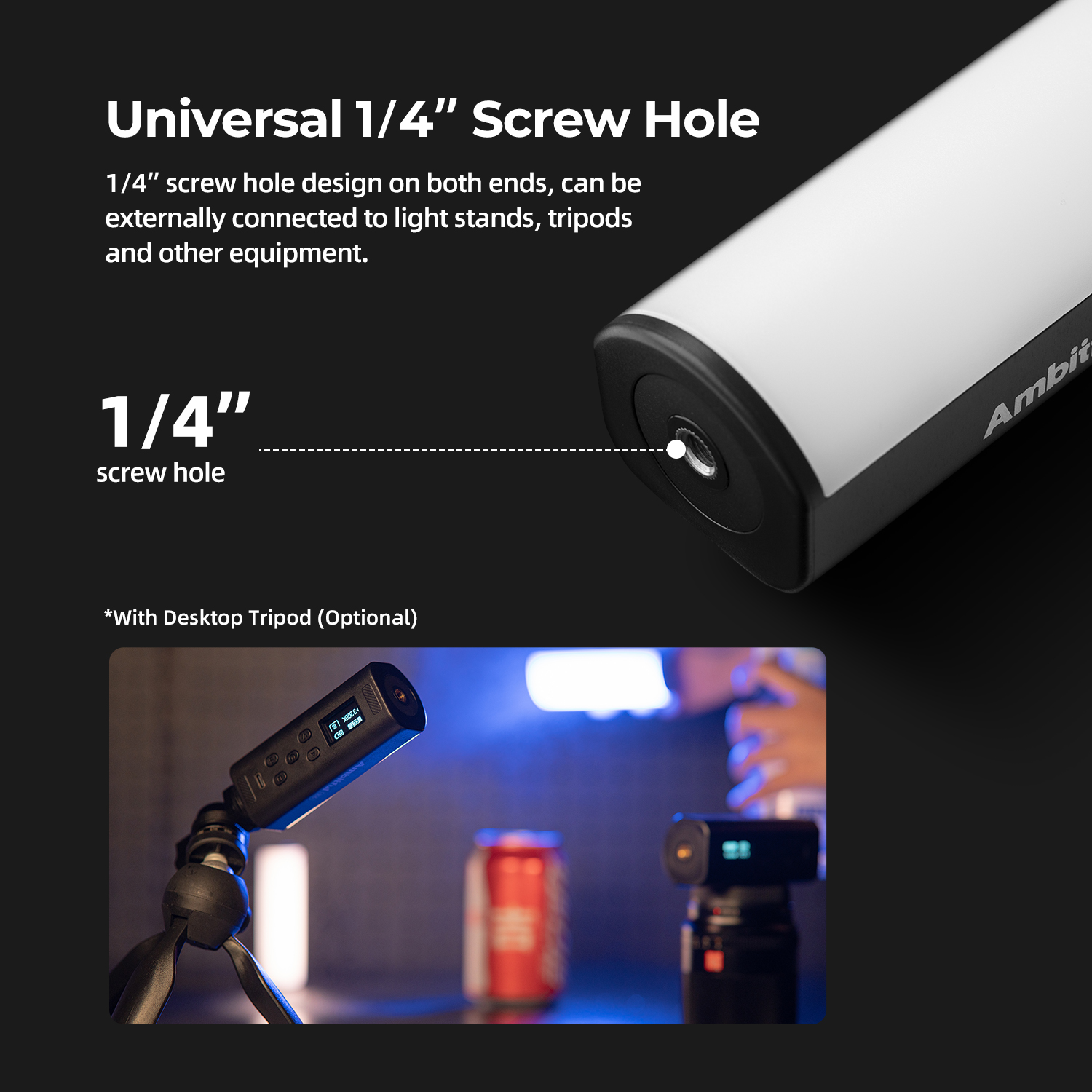 Ambitful K6 Mini RGB Photograp - đánh giá và giá Torjim Rgb Photography Video Lighting