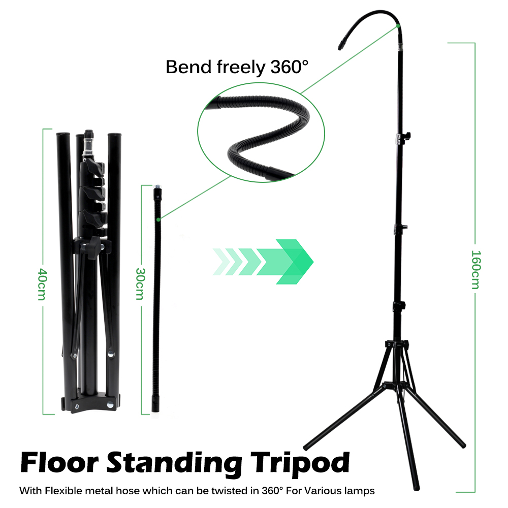 Adjustable 60-160cm Metal Floo - đánh giá và giá Stand Lighting Photography