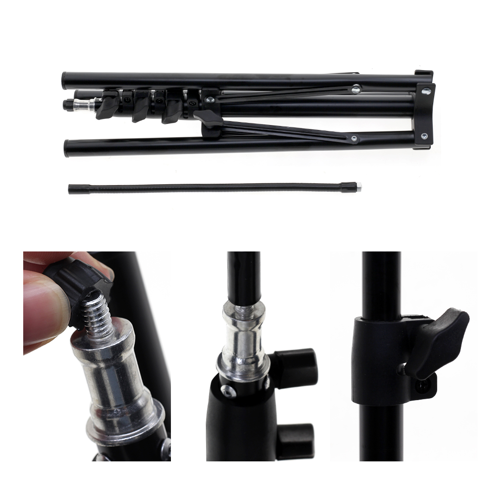 Adjustable 60-160cm Metal Floo - đánh giá và giá Stand Lighting Photography