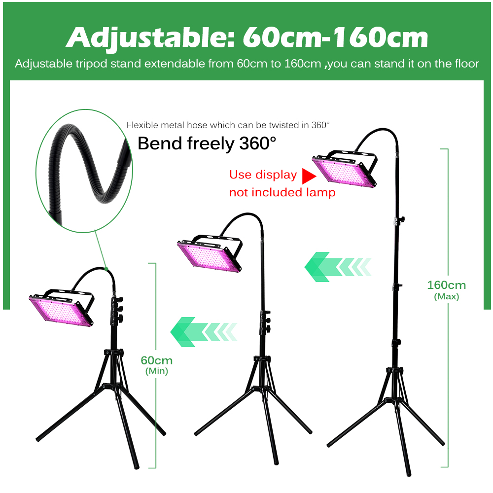 Adjustable 60-160cm Metal Floo - đánh giá và giá Stand Lighting Photography