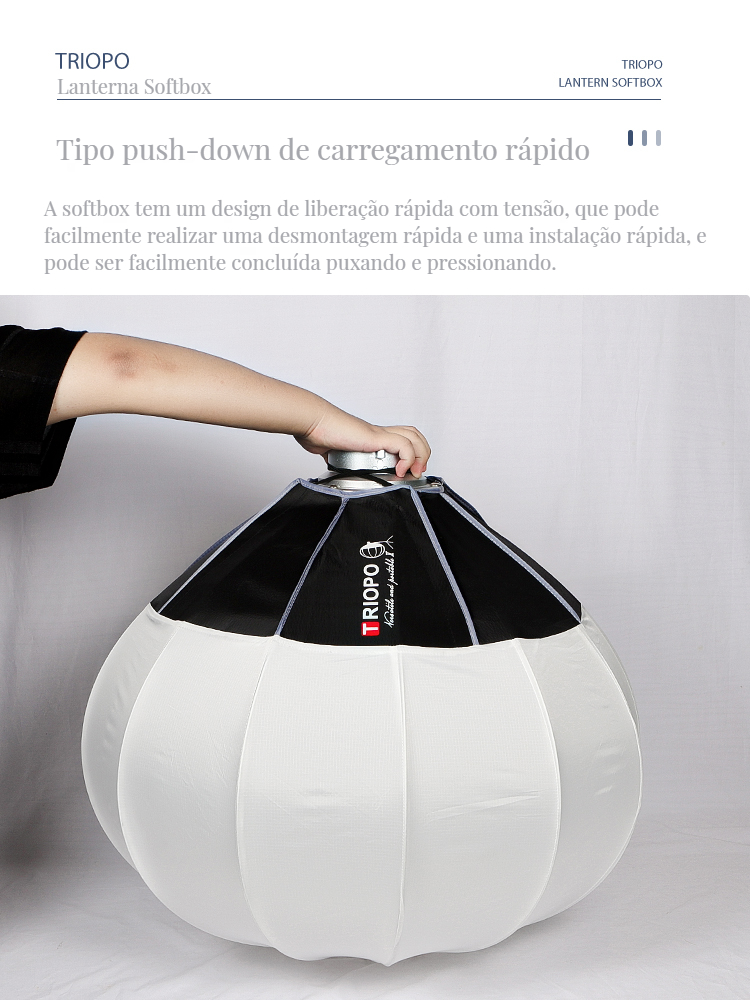 TRIOPO Lantern Softboxes  55/6 - đánh giá và giá Photography Lighting Mount