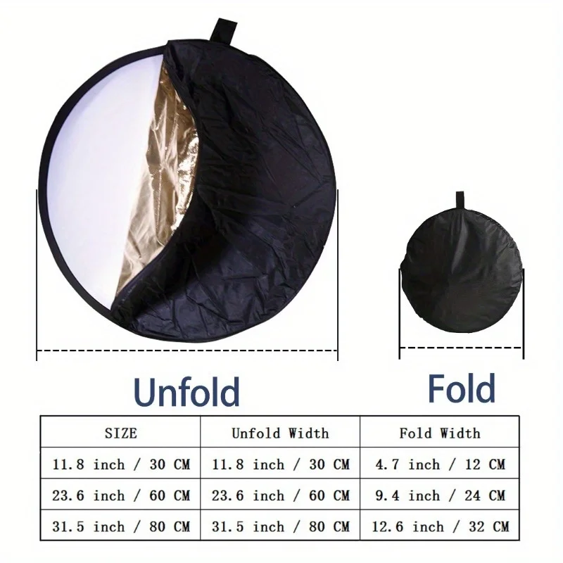 1pc Portable five in one refle - đánh giá và giá Reflector Disc Silver