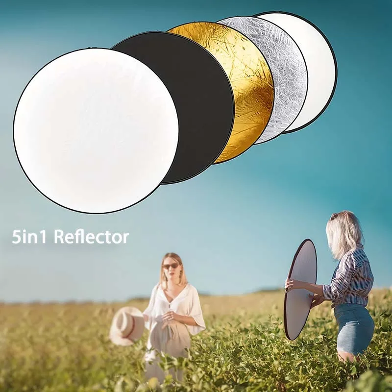 1pc Portable five in one refle - đánh giá và giá Reflector Disc Silver