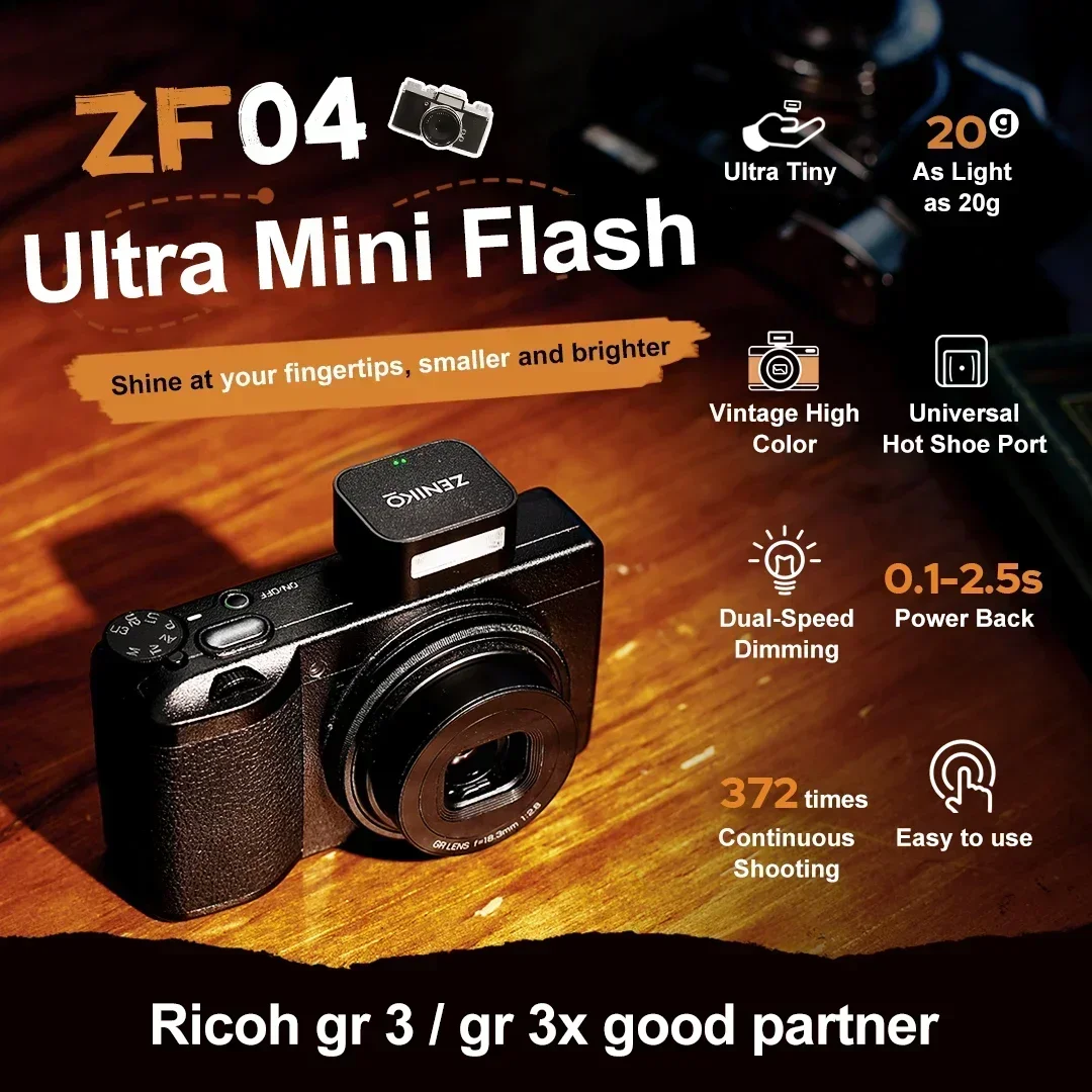 ZENIKO ZF04/ZF08 Mini Camera F - đánh giá và giá Torjim Rgb Photography Video Lighting