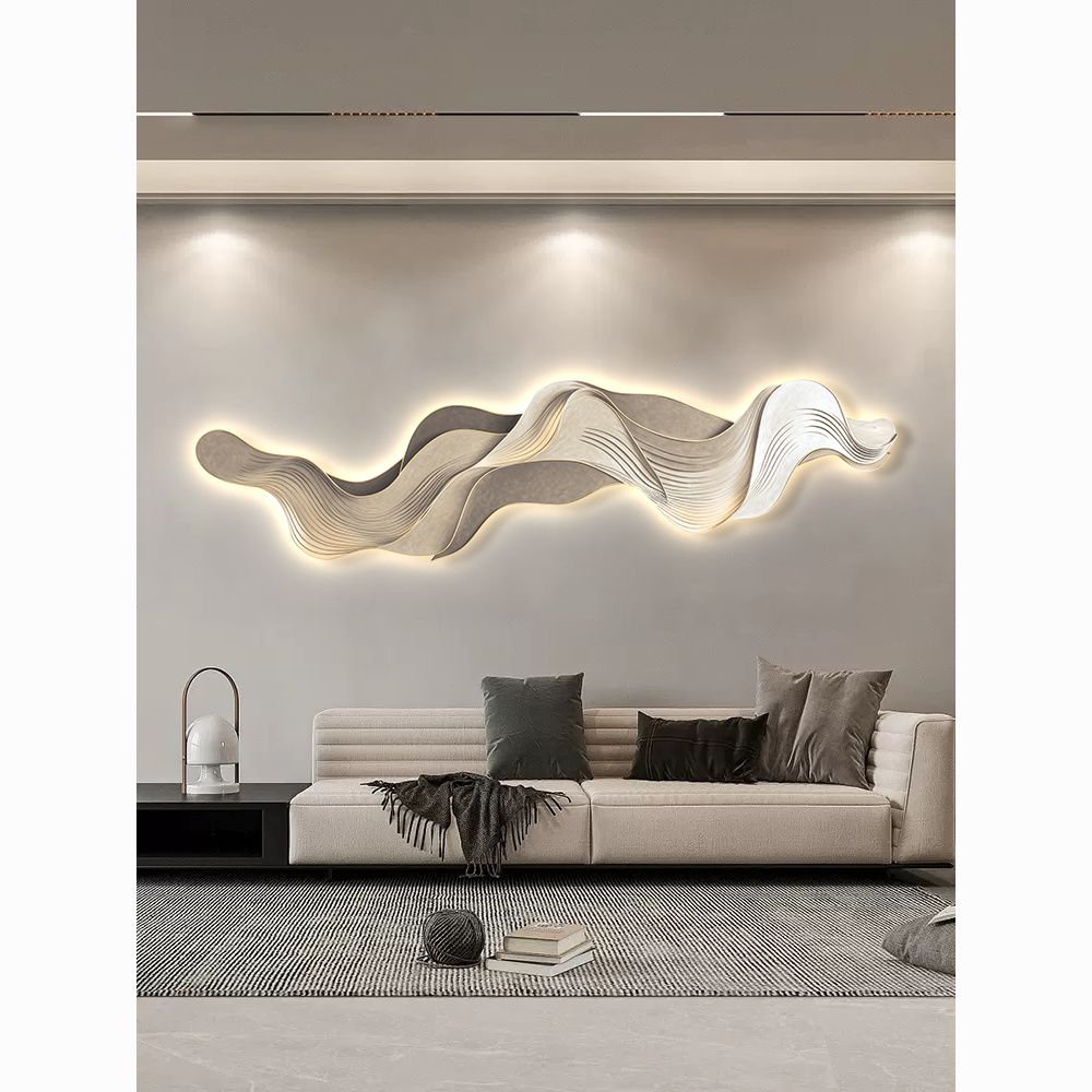 Mountain light luxury sofa bac - đánh giá và giá Photography Lighting Wall