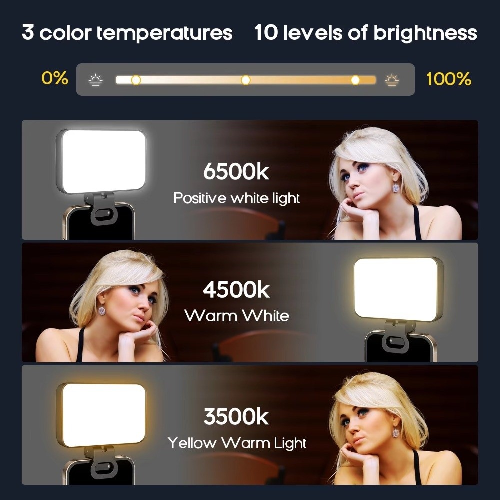 800/1000mAh LED Selfie Light U - đánh giá và giá Photography Lighting Continuous