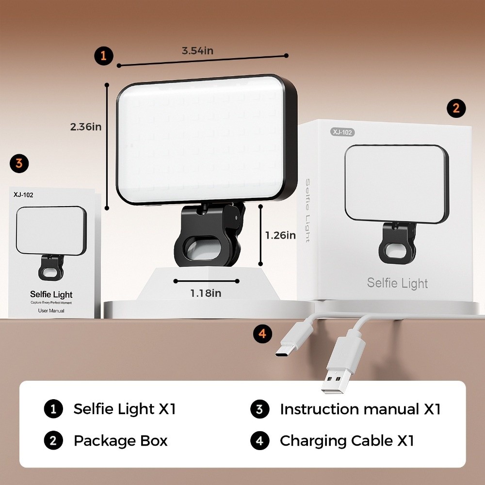 800/1000mAh LED Selfie Light U - đánh giá và giá Photography Lighting Continuous